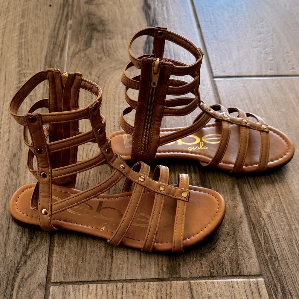 Brown Strappy Gladiator Sandals